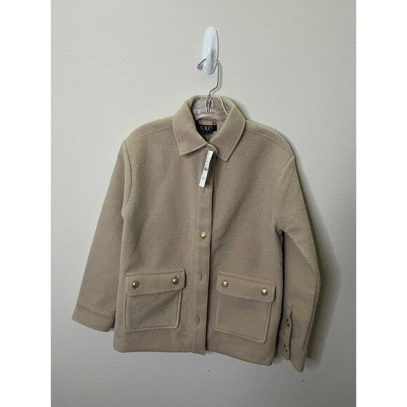 Jcrew NWT tan jacket lightweight -xxs‎ - Picture 1 of 4